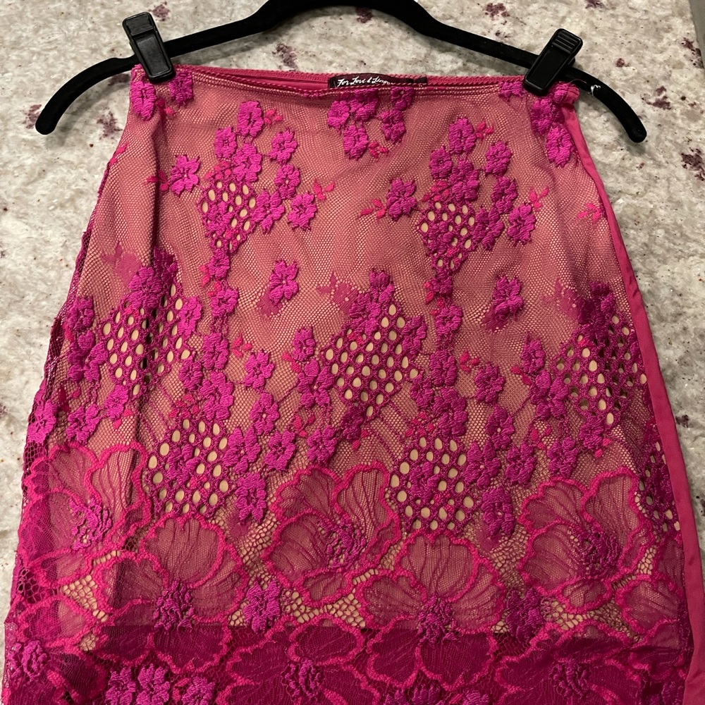 For Love & Lemons Slip Skirt